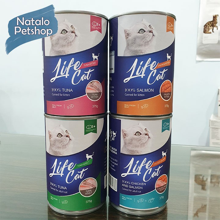 Life Cat 375Gr - Makanan Kaleng Anak Kucing/Dewasa Adult &amp; Kitten