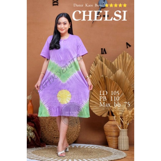 DASTER REMPEL BUSUI RESLETING DEPAN/DASTER kaos CHELSI/daster kaos busui/daster kaos/daster murah/da