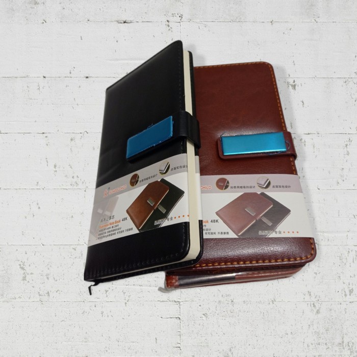 

Jualan Buku Agenda Ukuran 48K Saerles Cover Kulit Polos/Notebook 48K Kulit Bagus