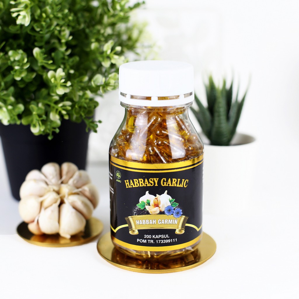 Habbasy Garlic | Habbasyi Oil | Habbatussauda Oil Plus Garlic Oil | Habbah Garmin isi 200 Kps| BPOM