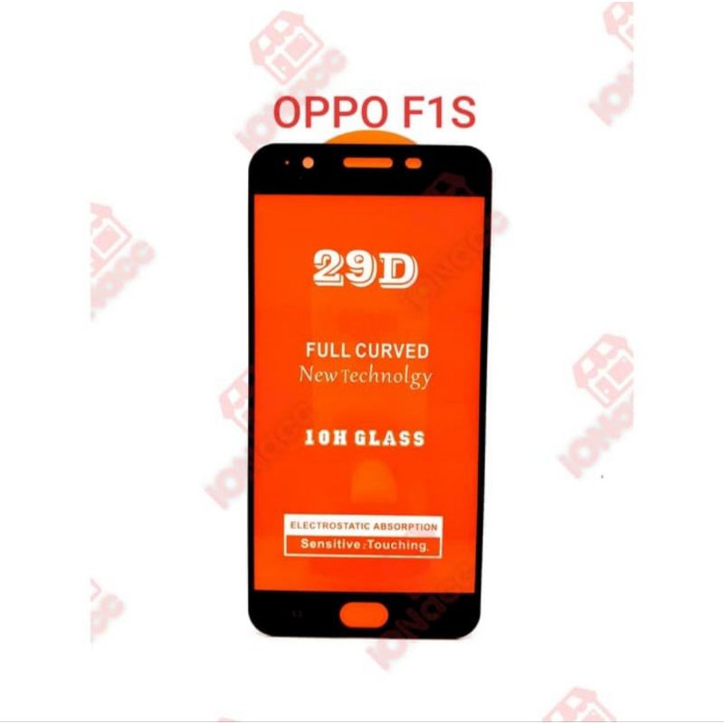 Oppo F1S / A59T Tempered Glass Full Layar Anti Gores Kaca