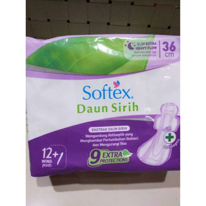 Softex Daun Sirih 36cm  12+1 wing pads