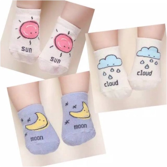 KS3 | KAOS KAKI SEPATU ANAK BAYI CUTE ANIMAL 3D BAHAN KATUN BREATHABLE NYAMAN DI PAKAI IMPORT | RUZAIN MALL