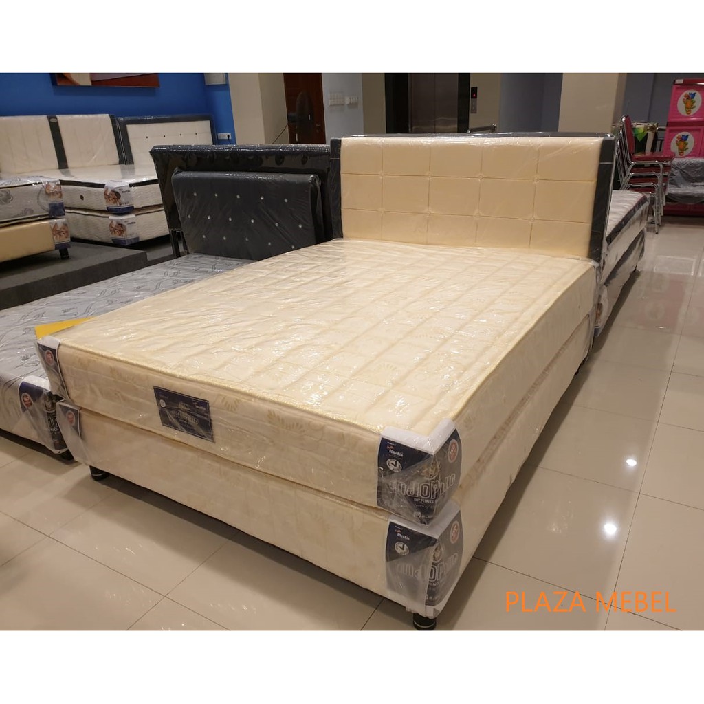 SET Spring Bed Kasur American Indopillo Diamond 120 - 160 - 180 FULLSET