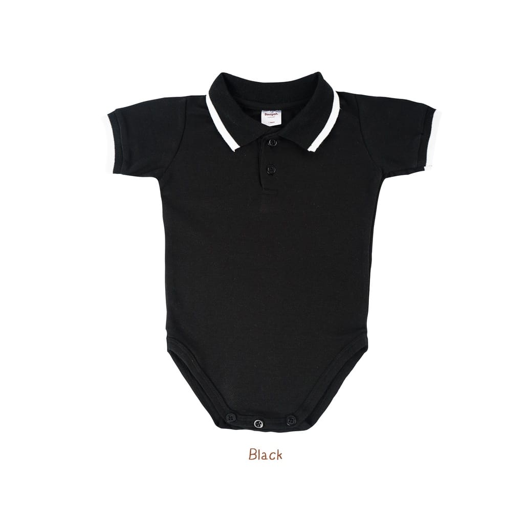 Polo shirt Collar Bodysuit (0-1 Tahun) Booyah Baby &amp; Kids Baju Kodok Bayi Newborn Baju Bayi Arevyonlineshop