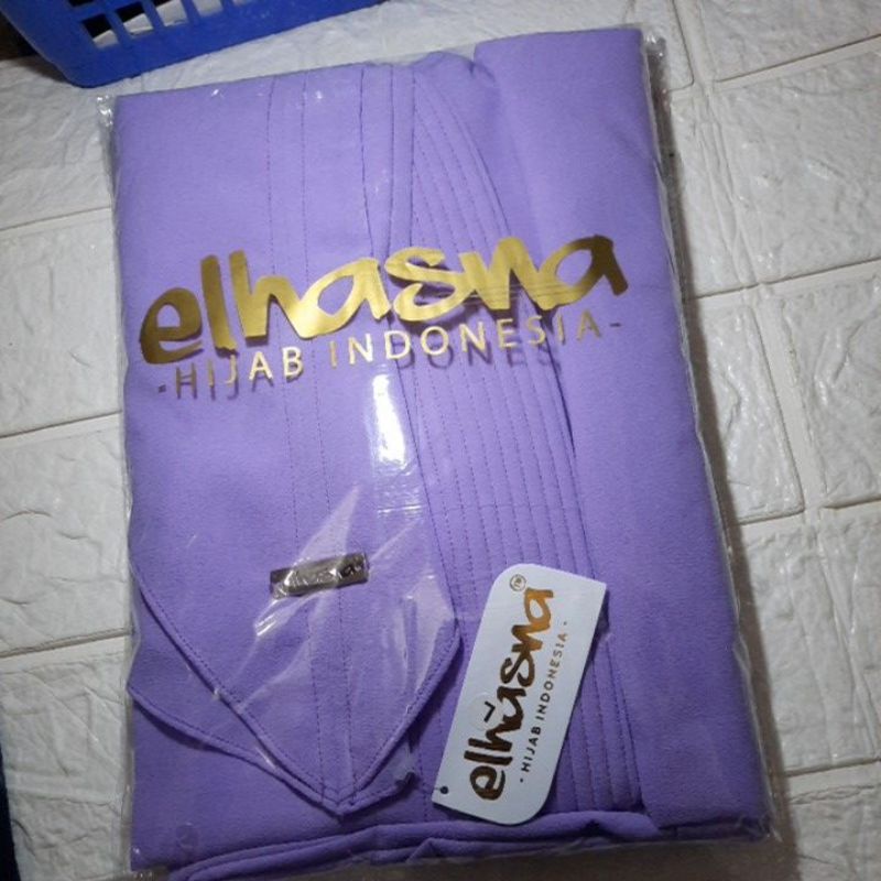 ELHASNA//KHIMAR L ORI ELHASNA/CERUTY BABYDOLL DUA LAYER/KHIMAR ELHASNA/KHIMAR LANCIP-Lilac