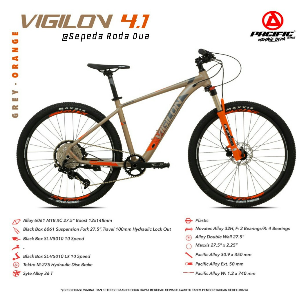 Sepeda MTB Pacific 27.5" Vigilon 4.1