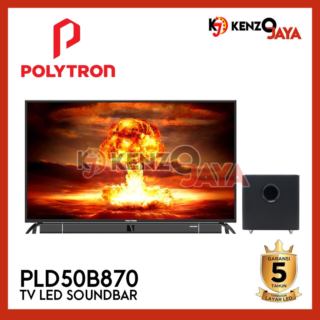 TV LED POLYTRON 50" Soundbar PLD50B870