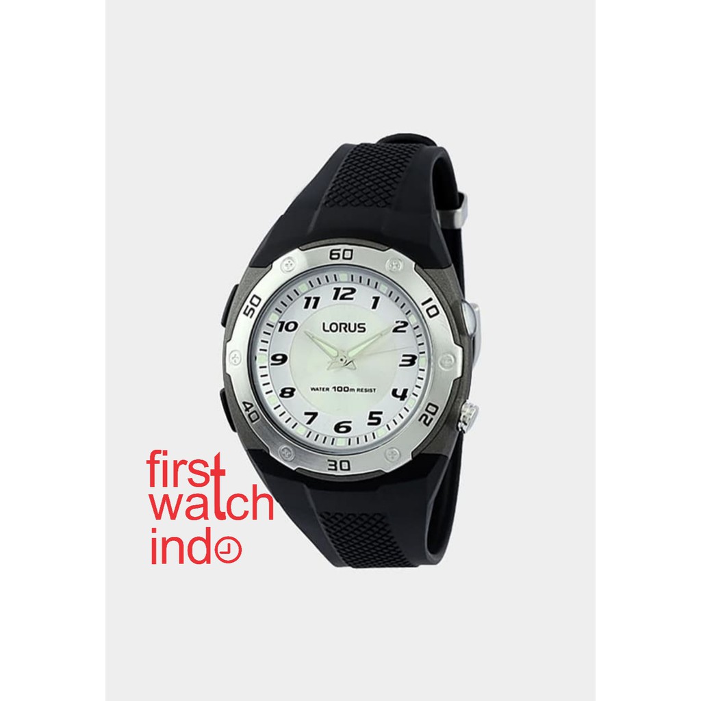 Jam Tangan Lorus R2329DX9 r2329dx9 White Silver Dial Original