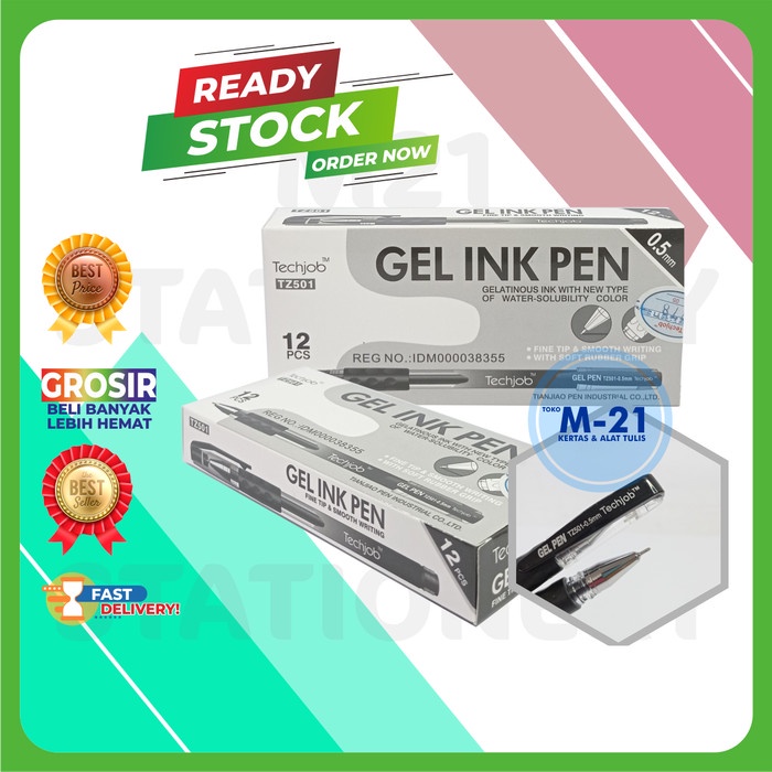 

PULPEN TECHJOB TZ501 HITAM