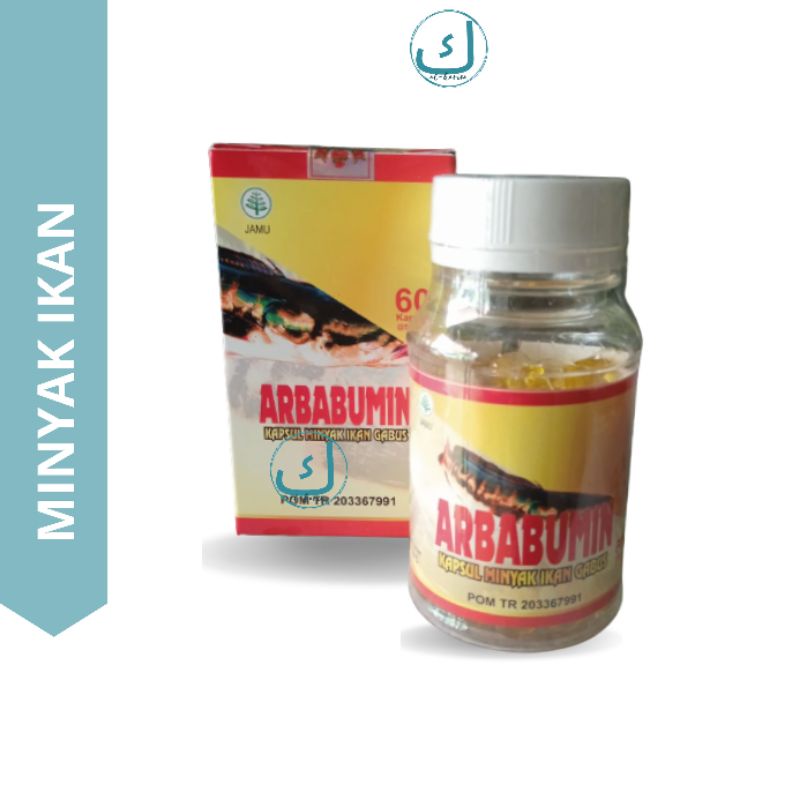 MINYAK IKAN GABUS-KAPSUL MINYAK IKAN GABUS/KUTUK-ARBABUMIN