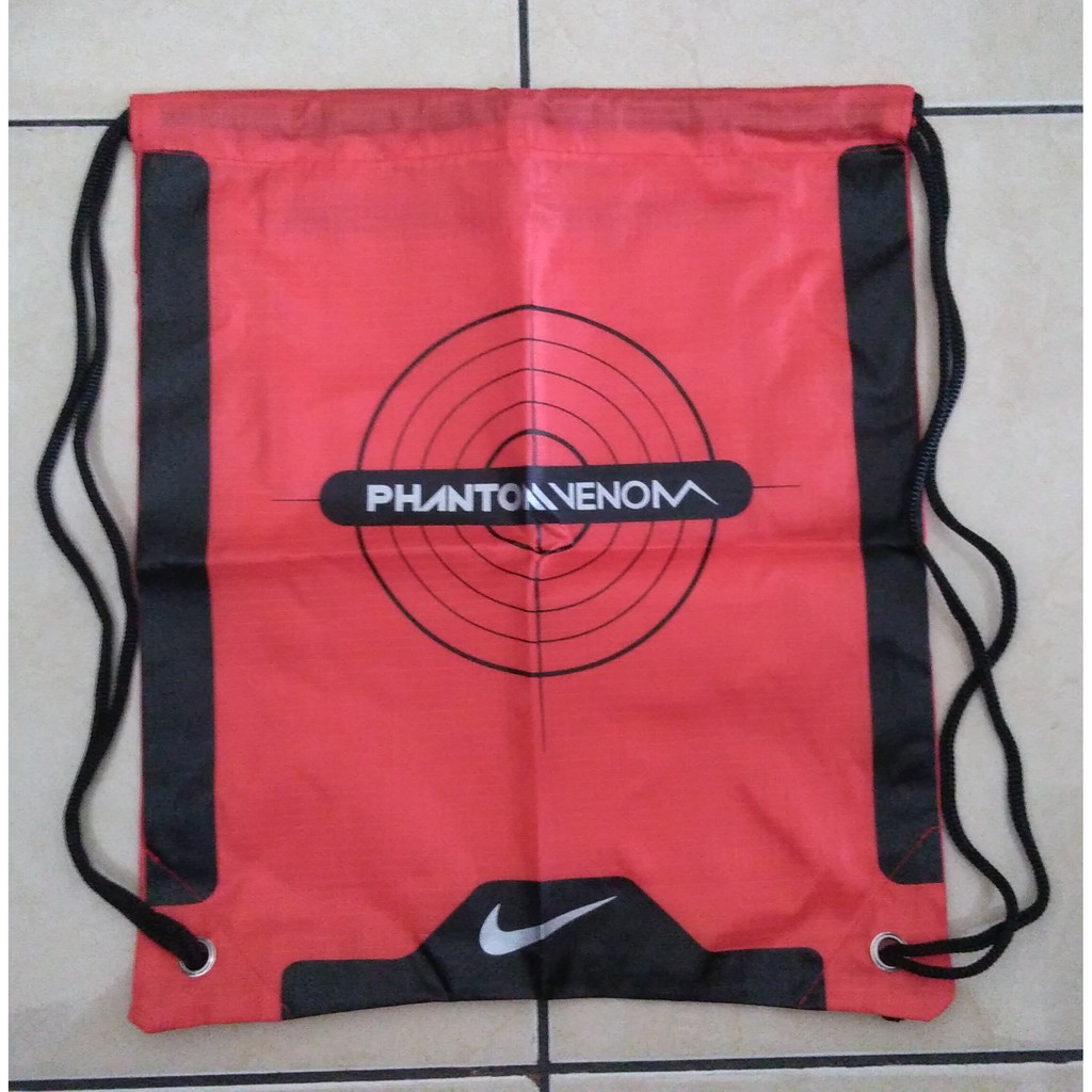 Gymsack Phantom Venom Bright Crimson String Bag Tas Serut Sepatu Futsal Sepatu Bola Sepakbola