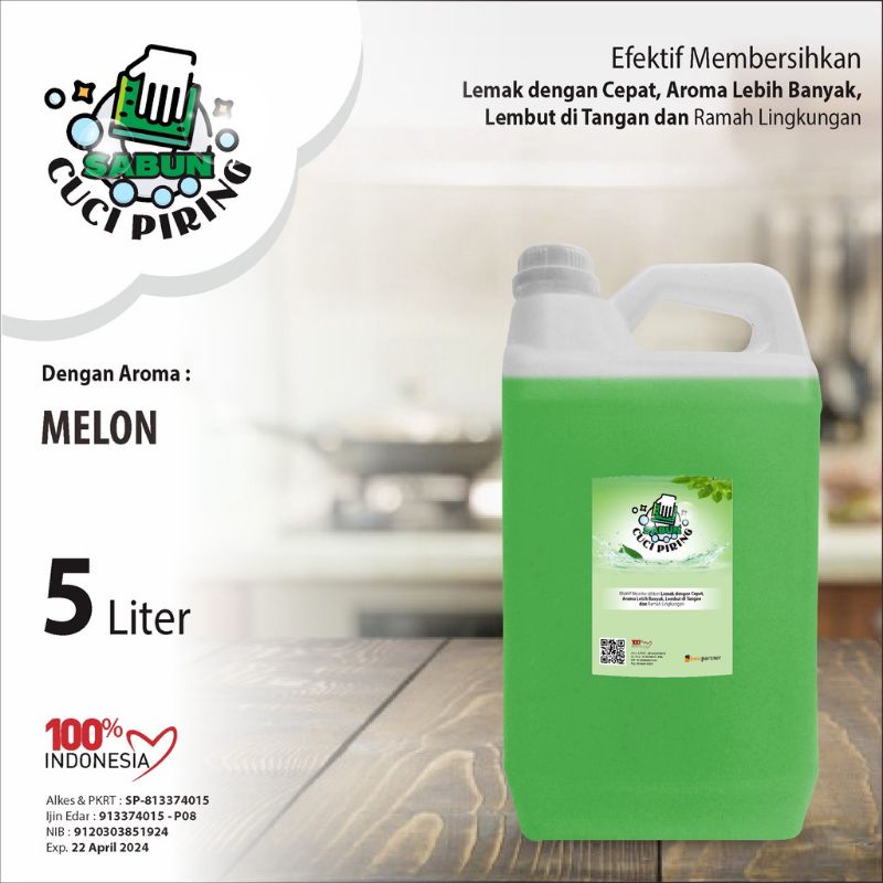 Sabun Cuci Piring Aneka aroma kemasan jurigen 5 liter