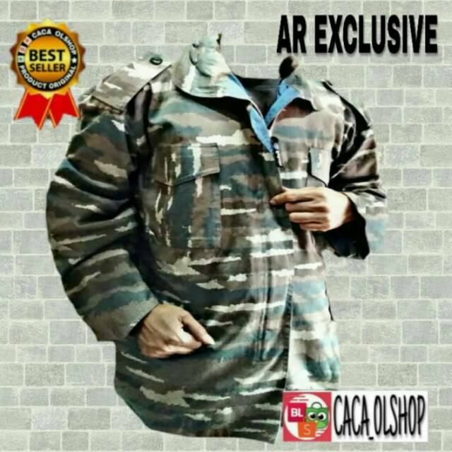 Product terbaik!!!Jaket Loreng TNI AL Layar Kapal Bolak balik Product Exclusive