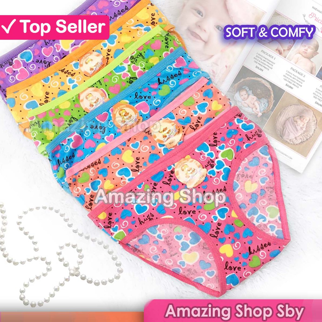 Undies Celana Dalam Anak Perempuan CD Cewek Import Warna Murah