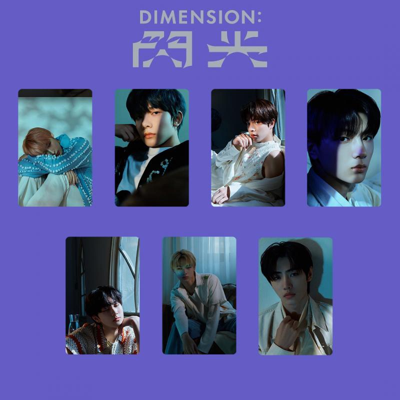 7pcs / set Kartu Foto ENHYPEN DIMENSION Ukuran Kecil