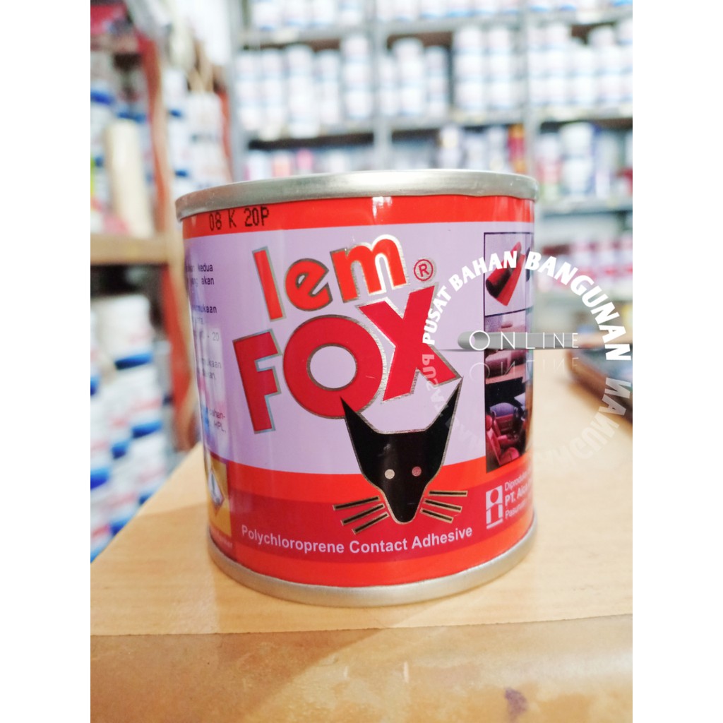 

Lem Kuning Fox 70 gr / lem serbaguna, sepatu, multiguna,sandal, karpet, lem fox 70gr, lem kuning 70