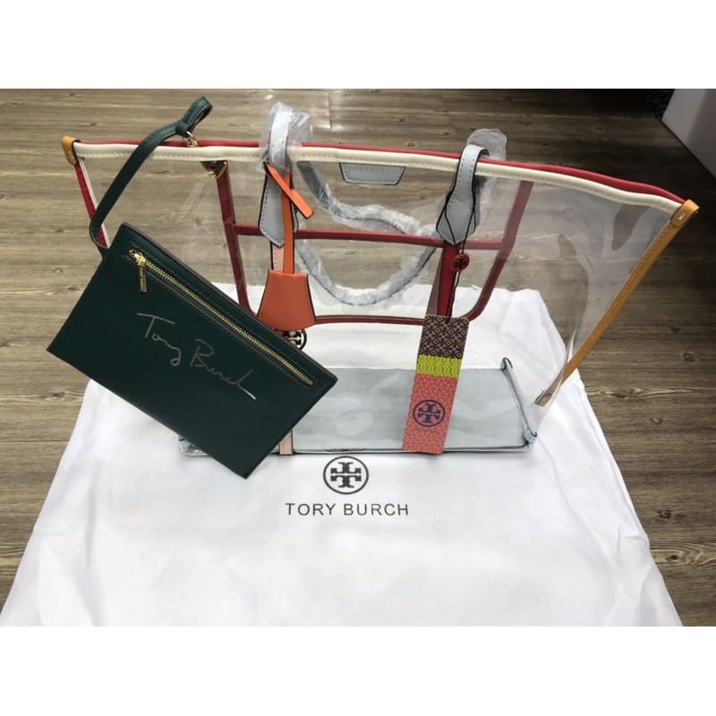 tory burch perry transparan tote bag premium