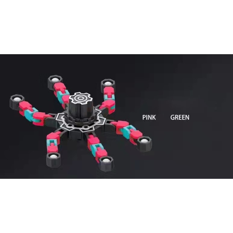 NEW Fingertip Mechanical Spinner Gyro Mainan Anak kreatif Yang Dapat Diubah Dalam Beberapa Bentuk