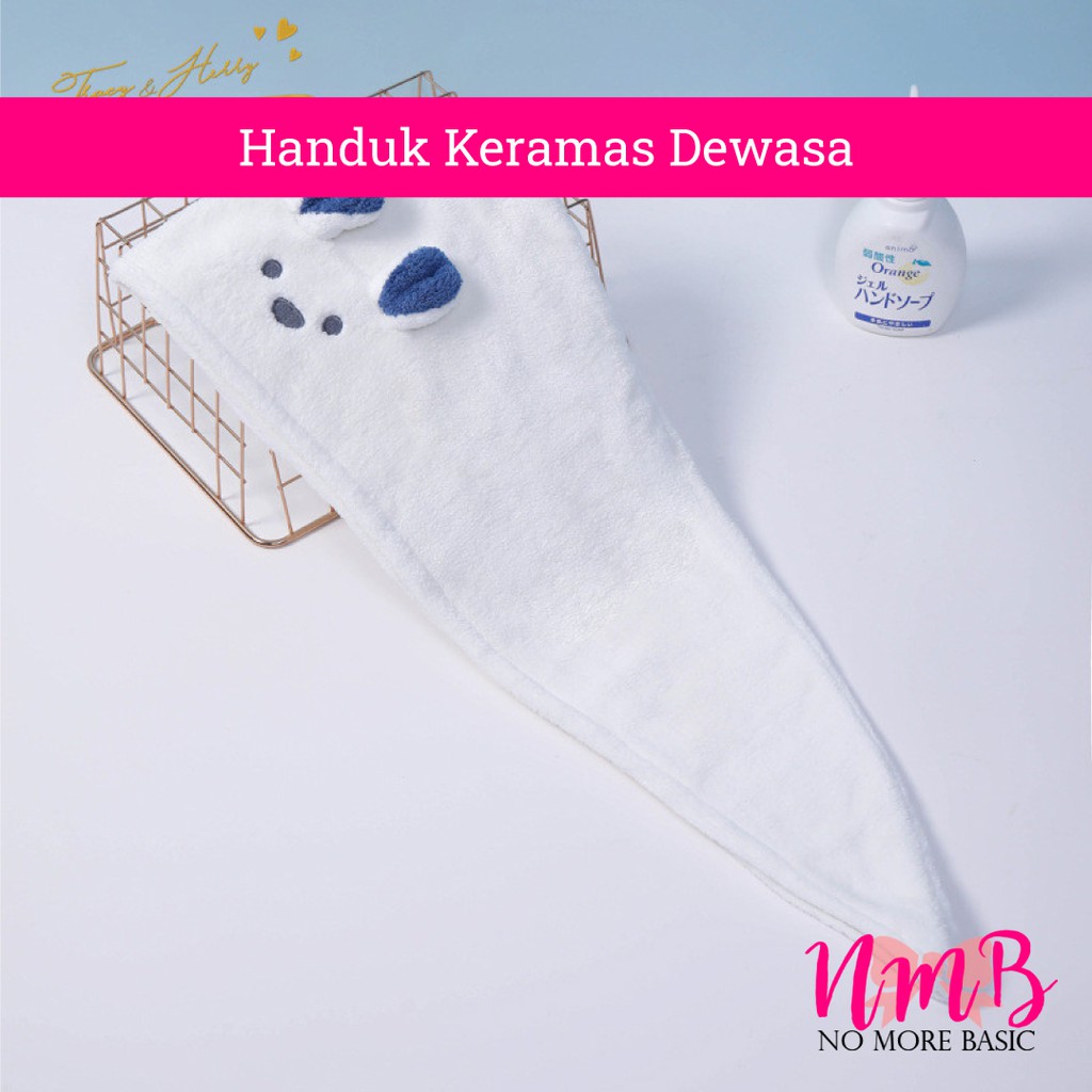 Handuk Keramas Topi Keramas Handuk Pengering Rambut Handuk Pengering Ukuran Dewasa