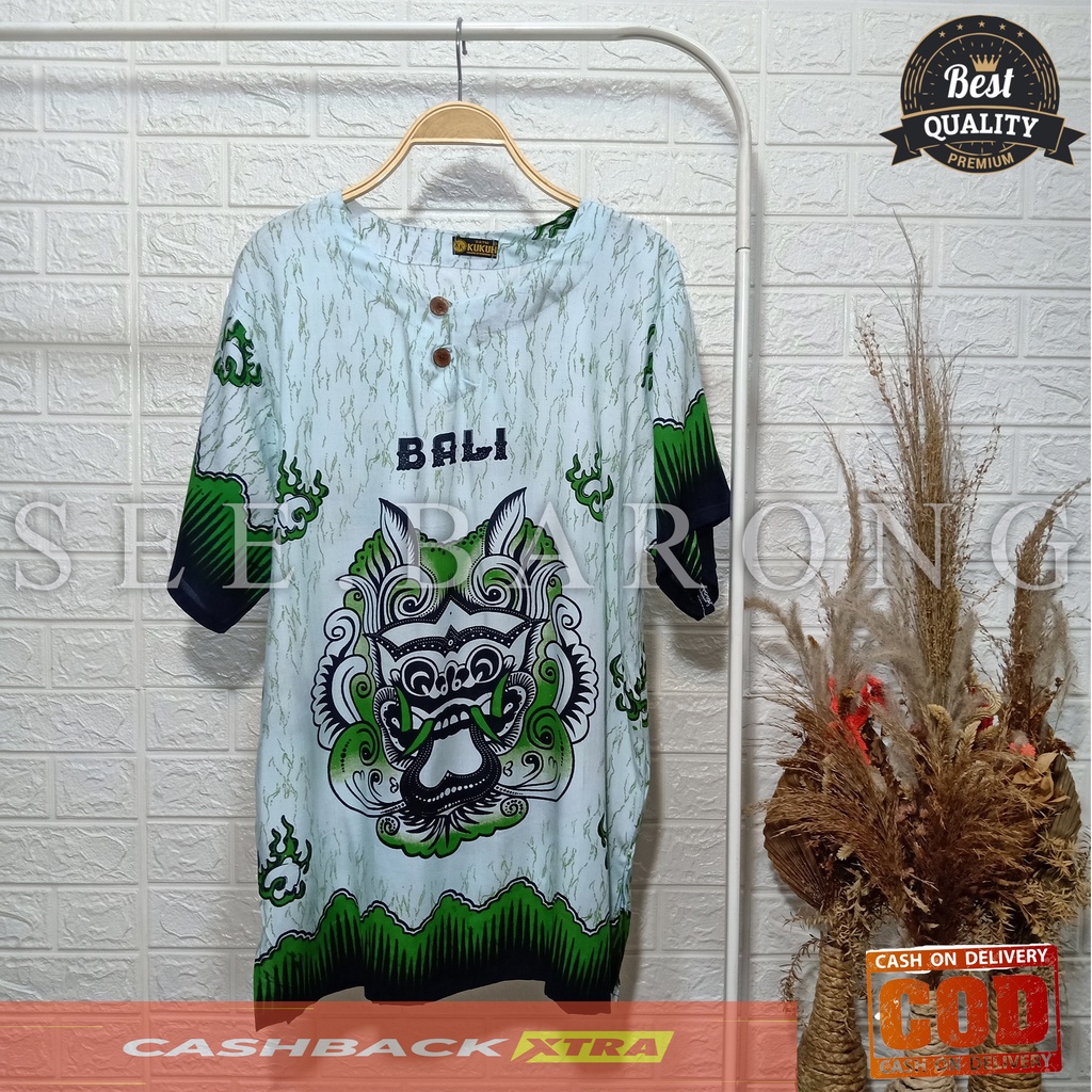 BISA COD - PROMO - BAJU PANTAI - BAJU BARONG - BARONG PUTIH - BAJU DEWASA - BAJU BARONG PUTIH - BARO