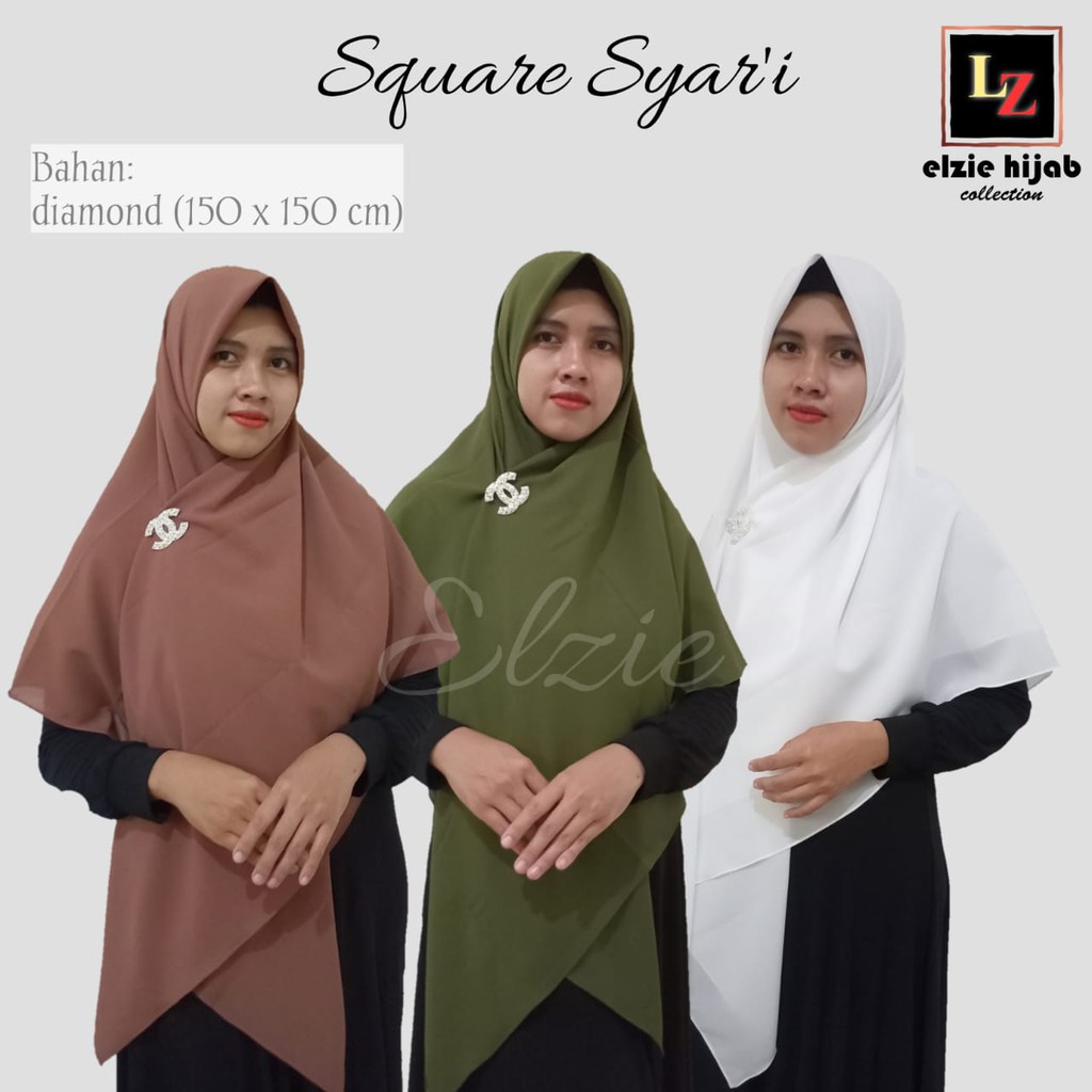 hijab syar i kekinian 150x150 diamond