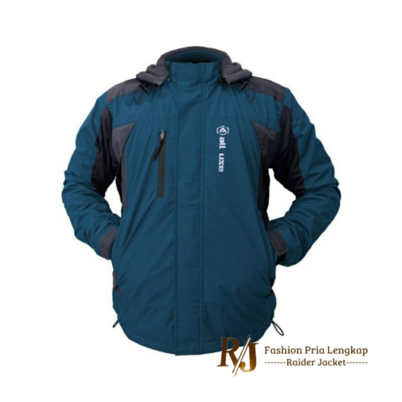 JAKET GUNUNG JUMBO XXL XXXXL ORIGINAL ALL USE 100% TAHAN AIR BEST SELLER BIRU TOSKA MIX M-10XL JUMBO BIG SIZE