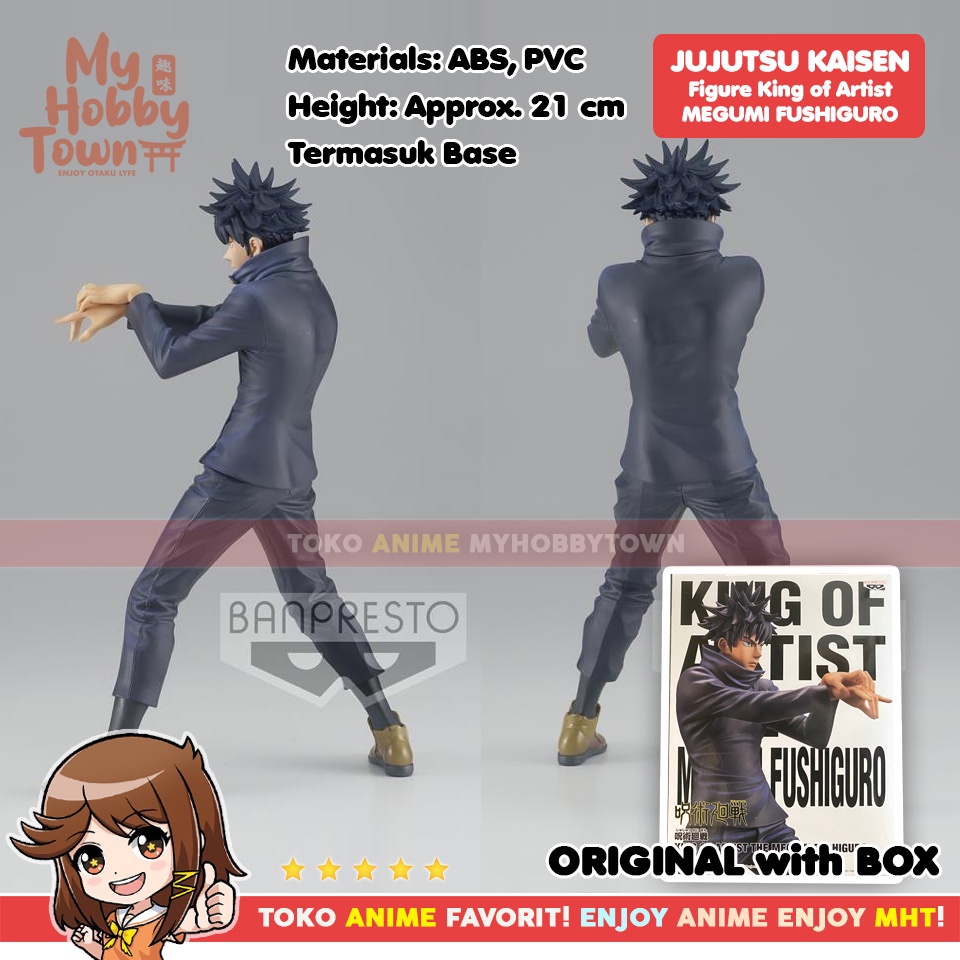 Figure Anime Original Jujutsu Kaisen KOA Megumi Fushiguro King Of Artist Banpresto