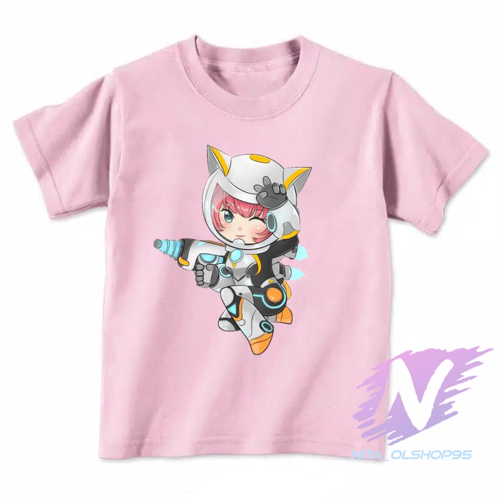 kaos anak mobile legends hero kimmy