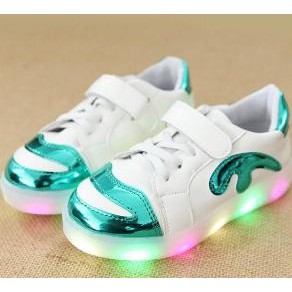 SNEAKER ANAK METALIC|  SNEAKER METALIC LED