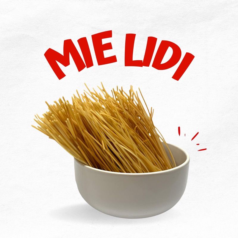 

Mie Lidi Kemasan Pouch 100gr dan Box 170gr