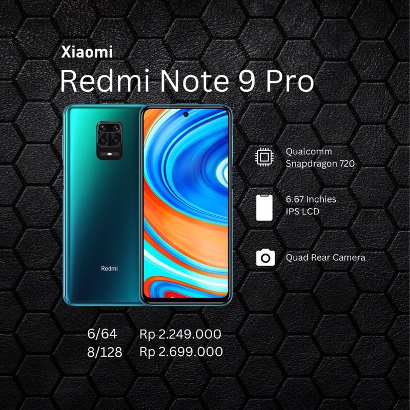 Redmi Note 9 pro 6/64 & 8/128 second