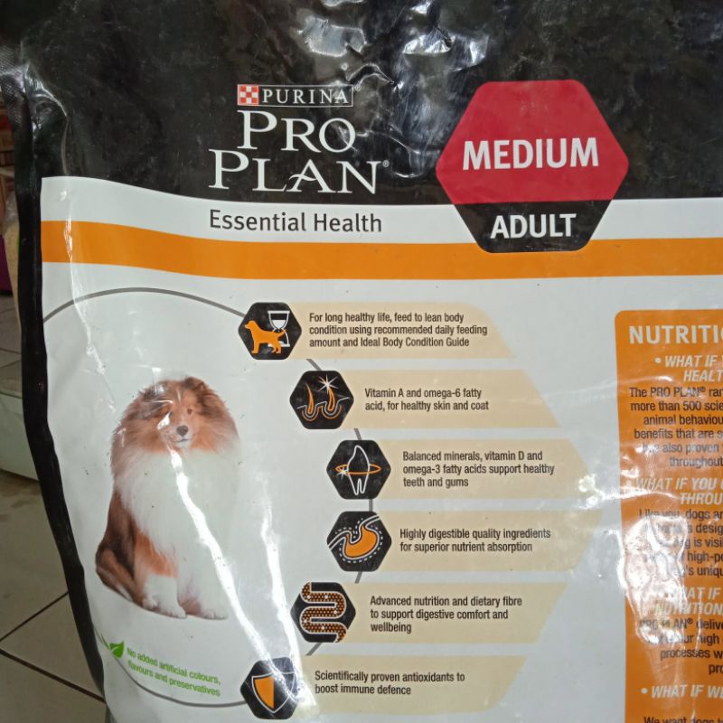 Gojeg Makanan Anjing Dewasa PRO PLAN Medium Adult 15 kg Dogfood Proplan