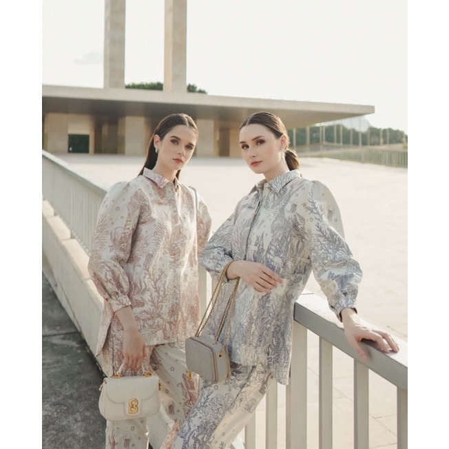 El mar minorca Jacquard shirt benang jarum x mmehuillet