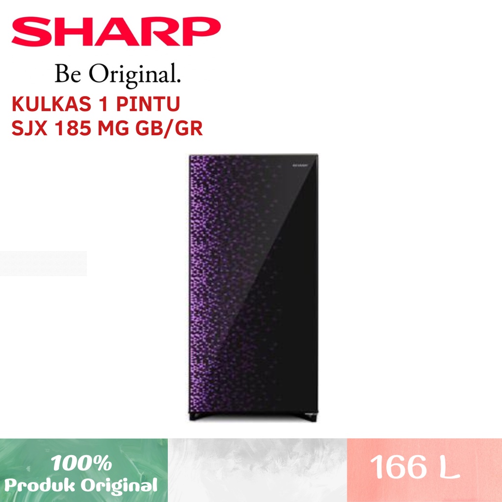 KULKAS SHARP 1 PINTU SJX185MGGB/GR