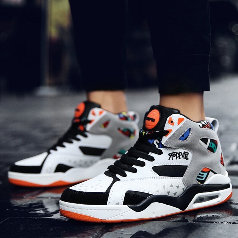 Sepatu basket cowo keren Basket Homme 2019 Hot Sale Basketball Shoes for Men Air Cushion Gym Sport