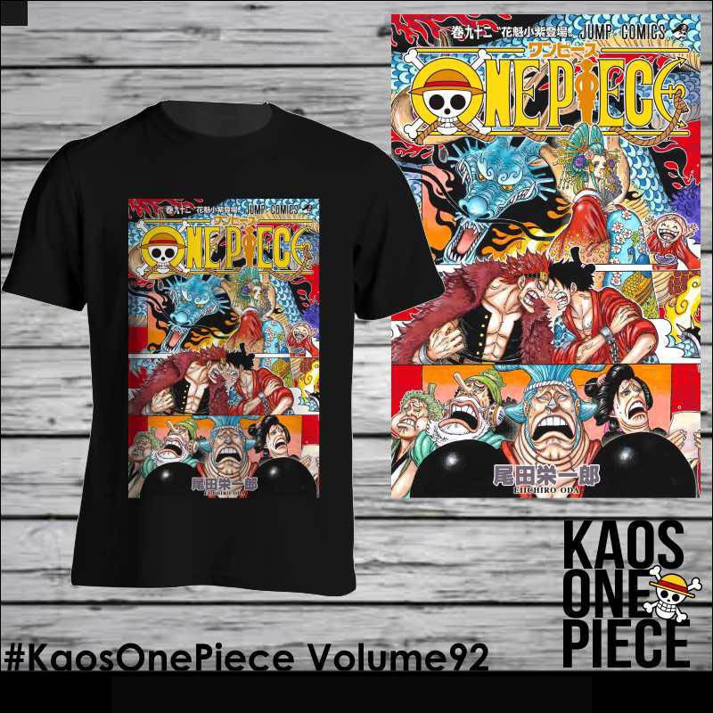 Kaos Cover Komik One Piece 92