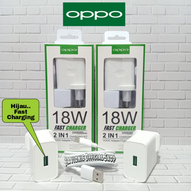 Charger Casan Cas OPPO Reno4 F A33 A52 A53 A54 A55 A92 A74 5G 18W 30W Original 100% Fast Charging TYPE C