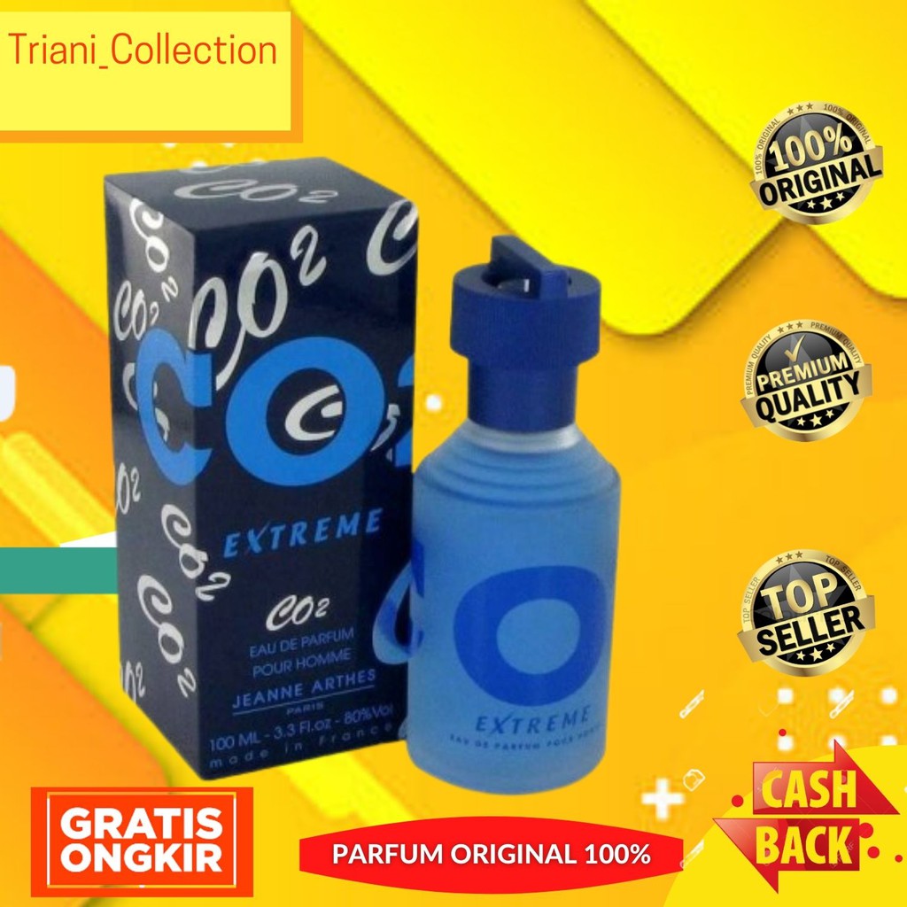 Parfum Parfume Perfume Asli Original Pria Laki Laki Jeanne Arthes CO2 Extreme Men EDP 100ml