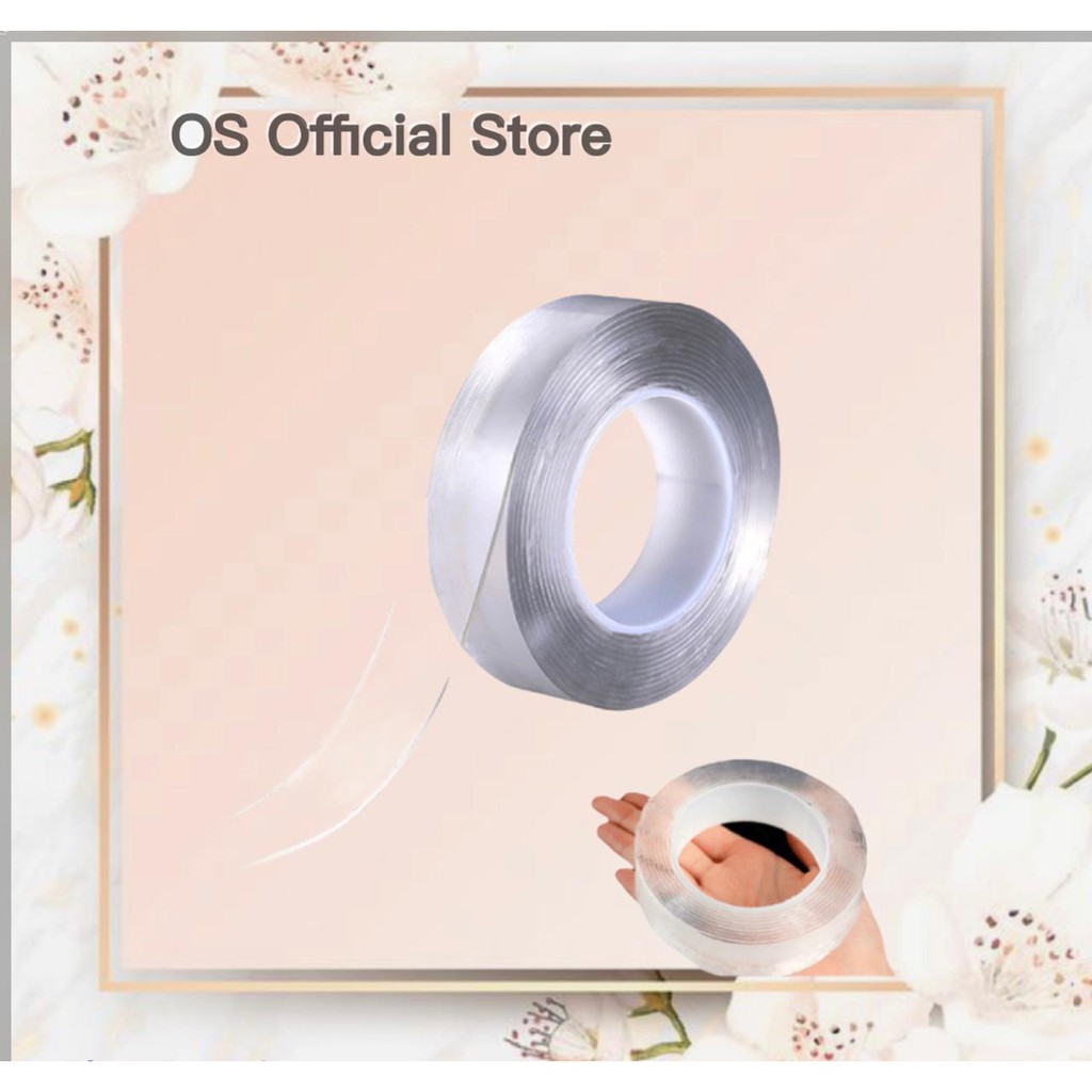 

OS Nano Double Tape Bening / Double Tape Transparant Solatip Tape Premium