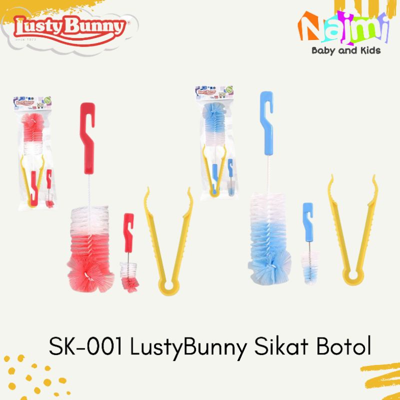 LustyBunny Sikat Jepitan Botol dan Dot Bayi SK-001 Lusty Bunny