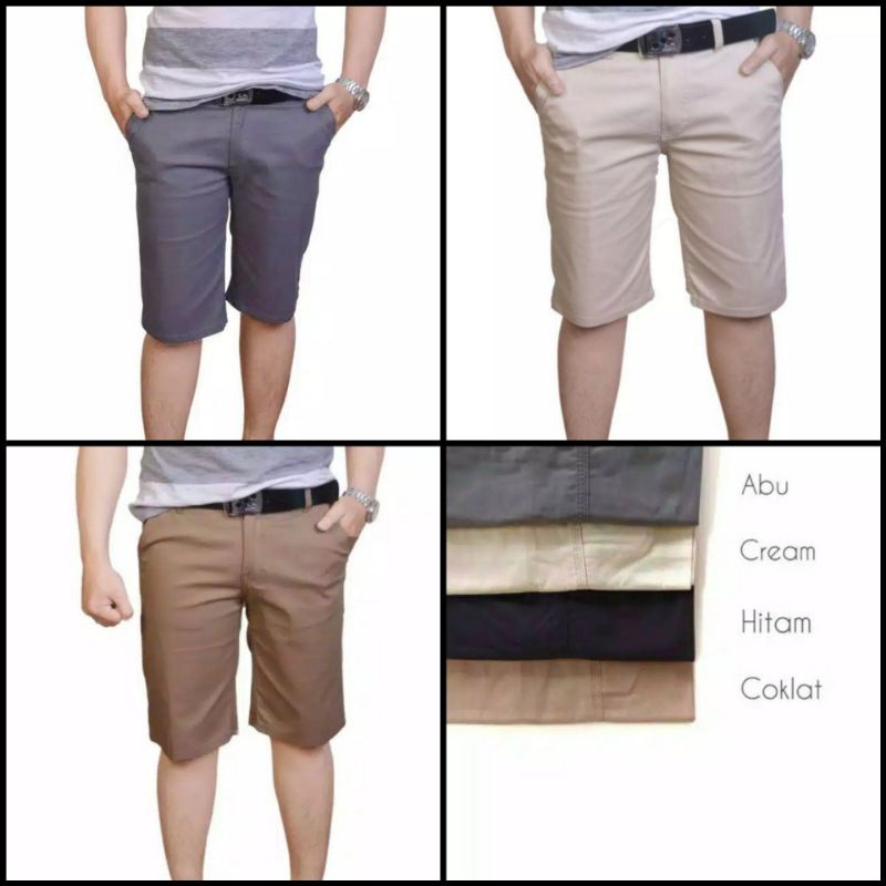 YANG LAGI HITS Celana Chino Pendek Pria Army Celana Pendek Pria
