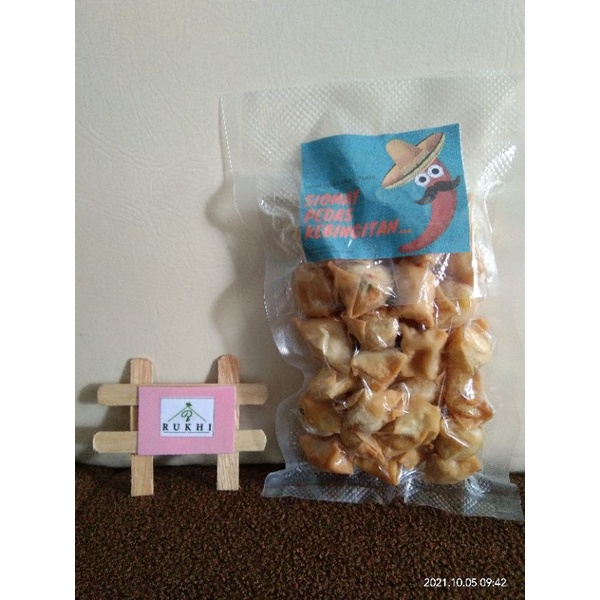 

Siomay pedas aci Vakum dan non vakum isi 7 berat 100 gr lebih