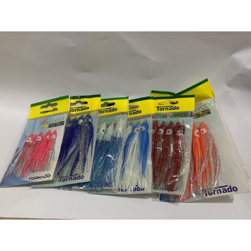 [4cm isi 5bj ] Umpan Karet Octopus Rocket TORNADO