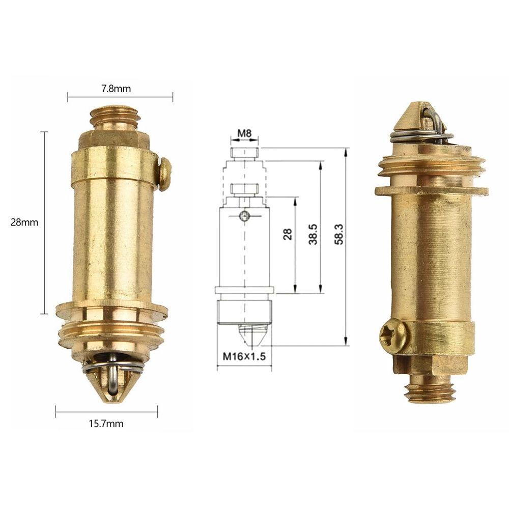 [Elegan] Spring Plug Mudah Dipasang Serbaguna Ganti Kran Aksesoris Kuningan Universal Wastafel Drain Spool