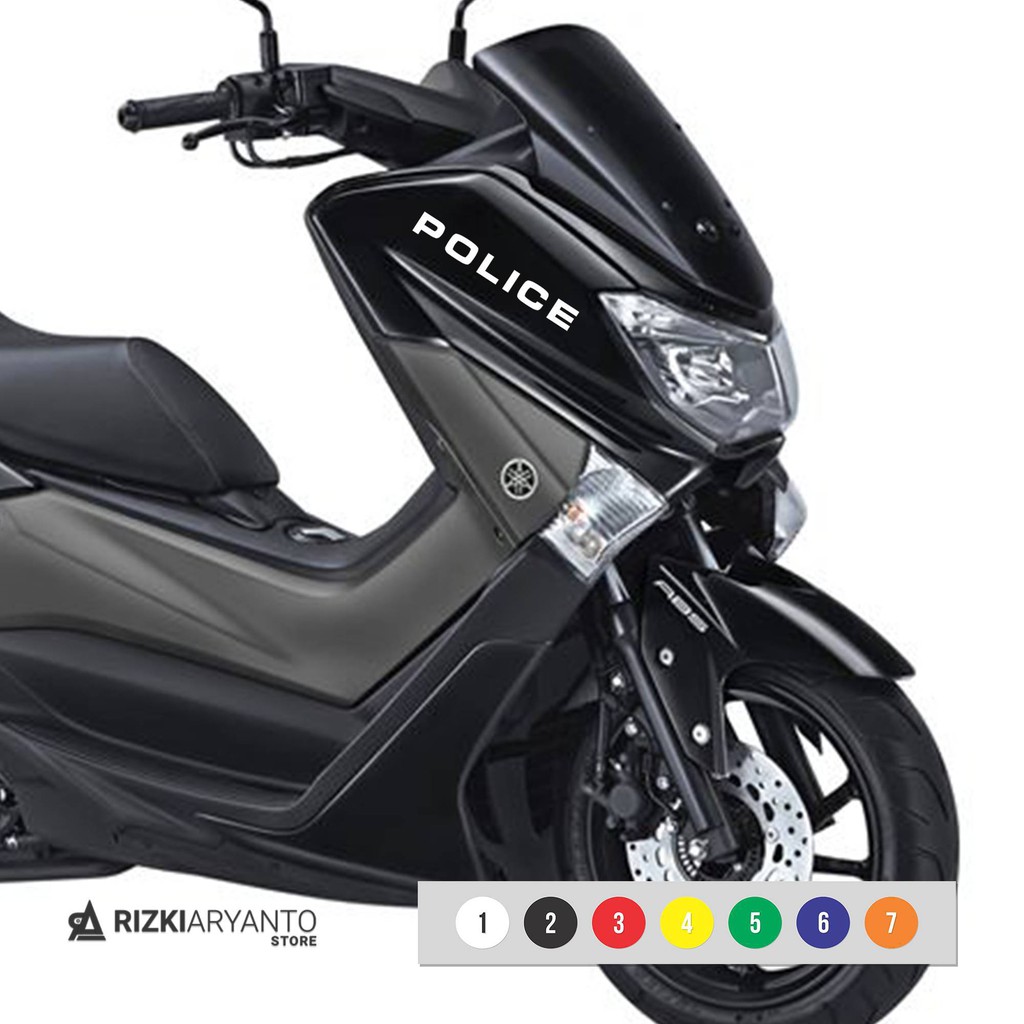 Stiker Motor NMAX POLICE Sticker