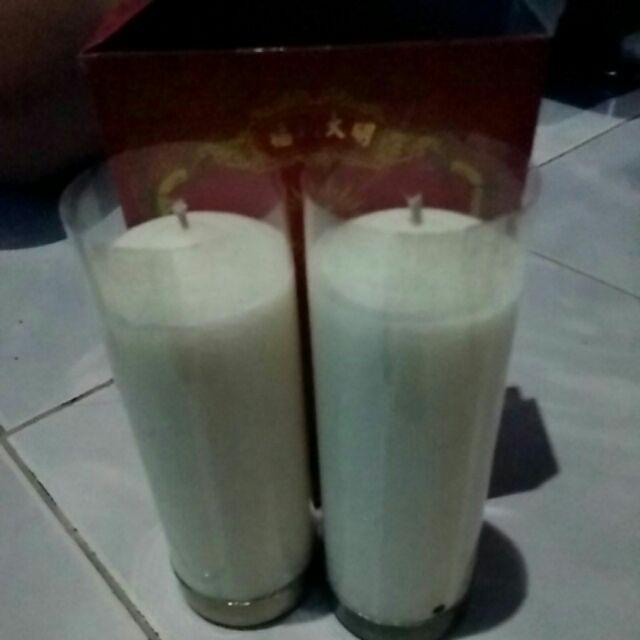 Lilin Puja Putih Ukuran 1 Kati