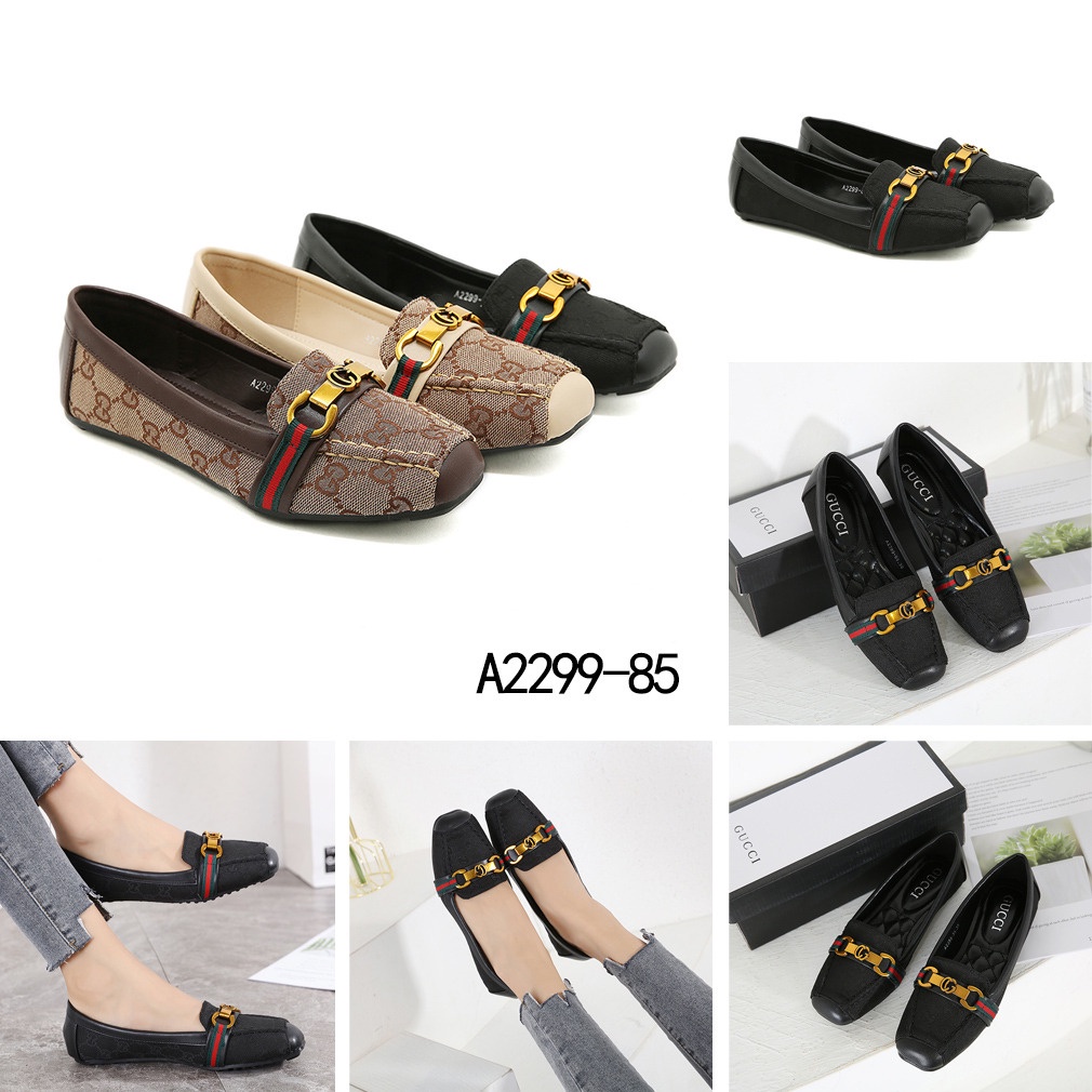 Canvas Flat Shoes  #A2299-85