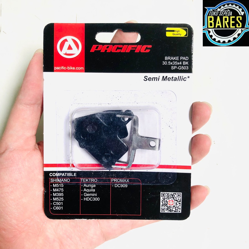 Kampas Rem Mekanik / Hidrolik Sepeda Pacific SP-G503 BK / Mechanical / Hydraulic Brake Pad