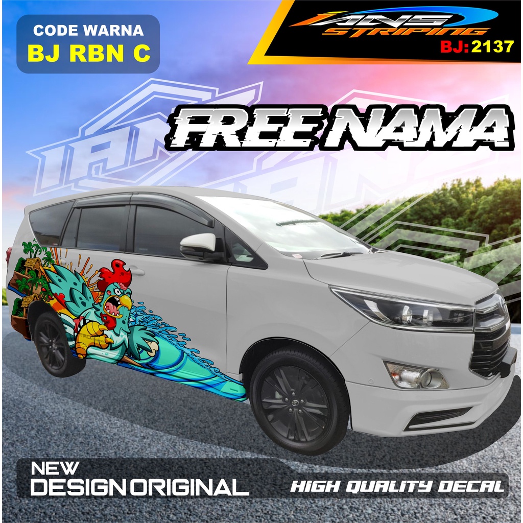 STIKER MOBIL INNOVA REBORN / VARIASI STICKER MOBIL AVANZA  / STIKER MOBIL XENIA / DECAL STIKER MOBIL PAJERO SPORT